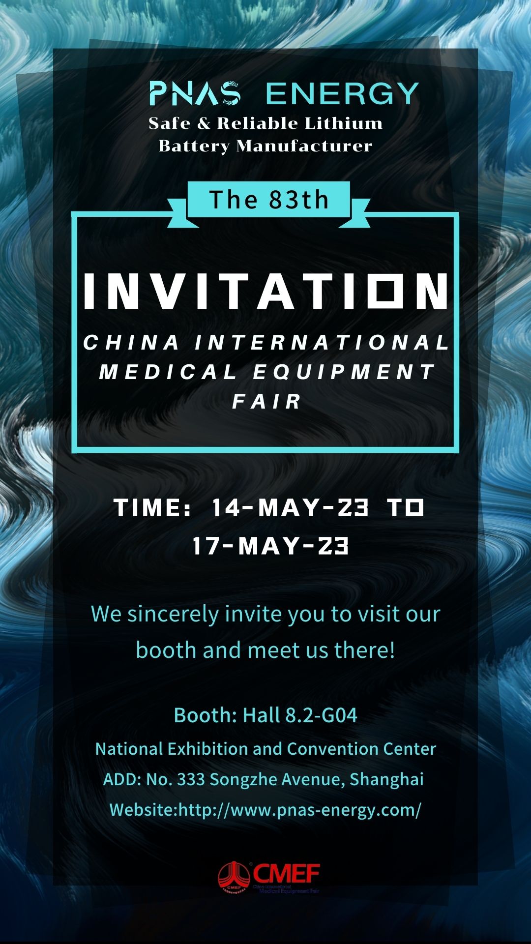 Shanghai CMEF, Booth Hall 8.2- G04